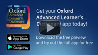 Oxford Advanced Learner's Dictionary App - for iOS and Android