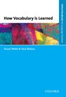 How Vocabulary Is Learned (e-book for Kindle) cover