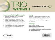 Trio Writing Level 2 Online Practice Student Access Card cover