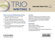 Trio Writing Level 3 Online Practice Student Access Card cover