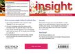 insight Elementary Online Workbook Plus - Card with Access Code cover