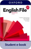 English File Elementary Student's Book e-book cover