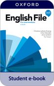 English File Pre-Intermediate Student's Book e-book cover