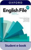 English File Advanced Student's Book e-book cover