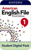 American English File Level 1 Student Digital Pack cover