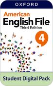 American English File Level 4 Student Digital Pack cover