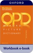 Oxford Picture Dictionary High-Beginning Workbook e-book cover