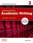 Effective Academic Writing Second Edition 3 Student Book cover