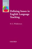 Defining Issues in English Language Teaching cover
