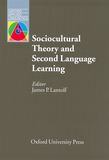 Sociocultural Theory and Second Language Learning e-Book for Kindle cover