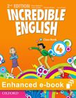 Incredible English 4 Class Book e-Book cover