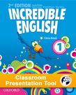 Incredible English 1 Class Book Classroom Presentation Tool cover