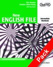 New English File Intermediate Workbook with MultiROM Pack cover