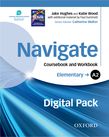 Navigate A2 Elementary Coursebook and Workbook e-book pack cover