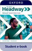 Headway Advanced Student's Book e-book cover