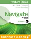 Navigate A1 Beginner e-Book (Teacher's Edition) cover