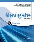 Navigate Elementary A2 Coursebook, e-book, and Oxford Online Skills Program cover