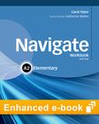 Navigate A2 Elementary Workbook e-book cover