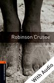 Oxford Bookworms Library Level 2: Robinson Crusoe e-book with audio cover