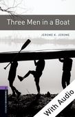 Oxford Bookworms Library Level 4: Three Men in a Boat e-book with audio cover