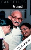 Oxford Bookworms Library Factfiles Level 4: Gandhi e-book with audio cover