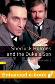 Oxford Bookworms Library Level 1: Sherlock Holmes and the Dukes Son e-book cover