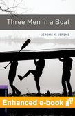 Oxford Bookworms Library Level 4: Three Men in a Boat e-book cover