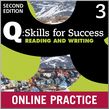 Q Skills for Success Level 3 Reading & Writing Student Online Practice cover
