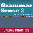 Grammar Sense 2 Student Online Practice cover