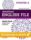 American English File Starter e-book (Student Book/Workbook Multi-Pack A) cover