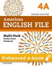 American English File Level 4 e-book (Student Book/Workbook Multi-Pack A) cover