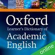 Oxford Learner's Dictionary of Academic English Online (1 year's access) cover