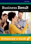 Business Result Pre-intermediate Student's Book e-Book cover