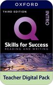 Q: Skills for Success Intro Level Reading and Writing Teacher Digital Pack cover