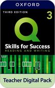Q: Skills for Success Level 3 Reading and Writing Teacher Digital Pack cover