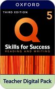 Q: Skills for Success Level 5 Reading and Writing Teacher Digital Pack cover