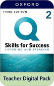 Q: Skills for Success Level 2 Listening and Speaking Teacher Digital Pack cover