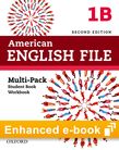 American English File Level 1 e-book (Student Book/Workbook Multi-Pack B) cover
