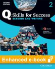Q Skills for Success Level 2 Reading & Writing Student e-book with iQ Online cover