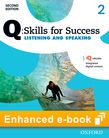 Q Skills for Success Level 2 Listening & Speaking Student e-book with iQ Online cover