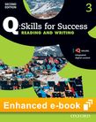 Q Skills for Success Level 3 Reading & Writing Student e-book with iQ Online cover