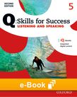 Q Skills for Success Level 5 Listening & Speaking e-book cover