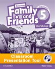 American Family and Friends Level Five Workbook Classroom Presentation Tool cover