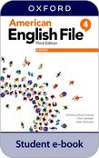 American English File Level 4 Student Book e-book cover