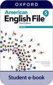 American English File Level 5 Student Book e-book cover