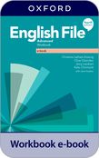 English File 4th edition Advanced Workbook e-book cover