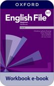English File 4th edition Beginner Workbook e-book cover