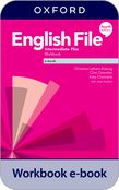 English File 4th edition Intermediate Plus Workbook e-book cover