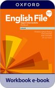 English File 4th edition Upper-intermediate Workbook e-book cover