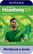 Headway Beginner Workbook e-book cover